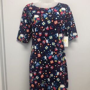 LulaRoe floral midi dress